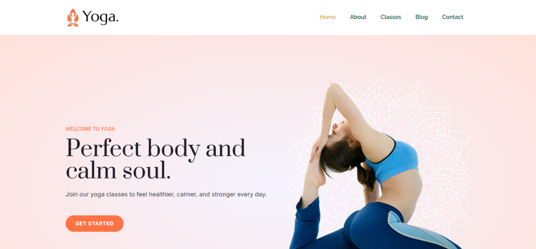 Shri Vardhan Yoga website project preview