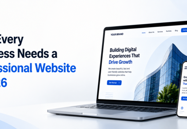 Why Every Business Needs a Professional Website in 2026 Why Every Business Needs a Professional Website in 2026