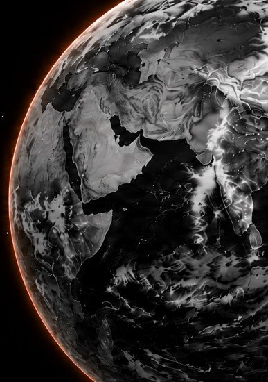 Earth viewed from space